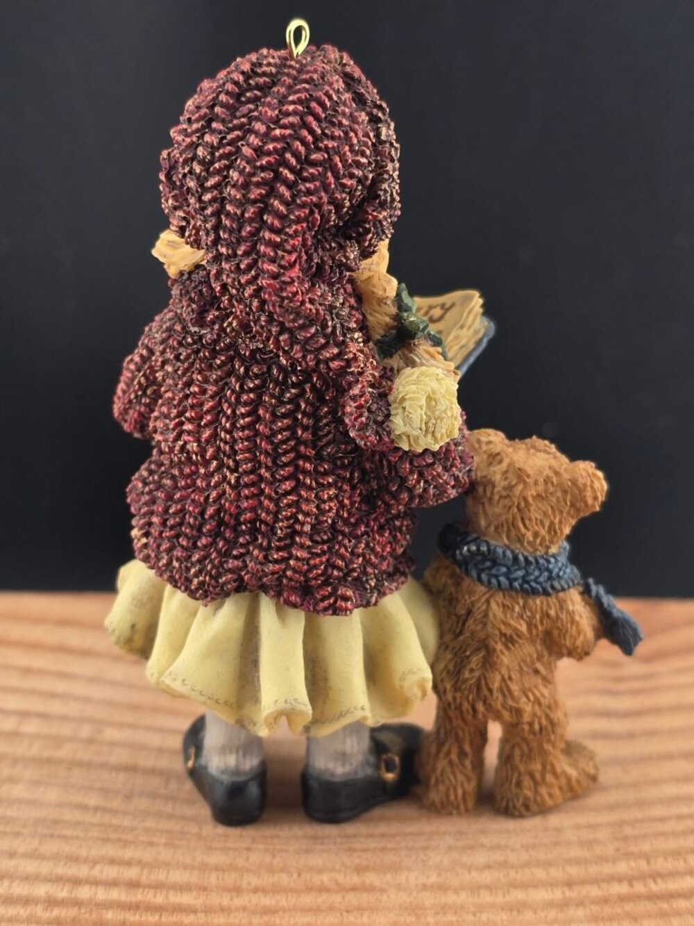 Boyds Bears Yesterdays Child Megan W/ Elliot & Annie Figurine Christmas - Picture 5 of 12